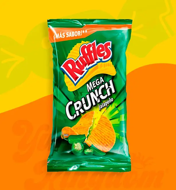 Ruffles Mega Crunch Jalapeno Small
