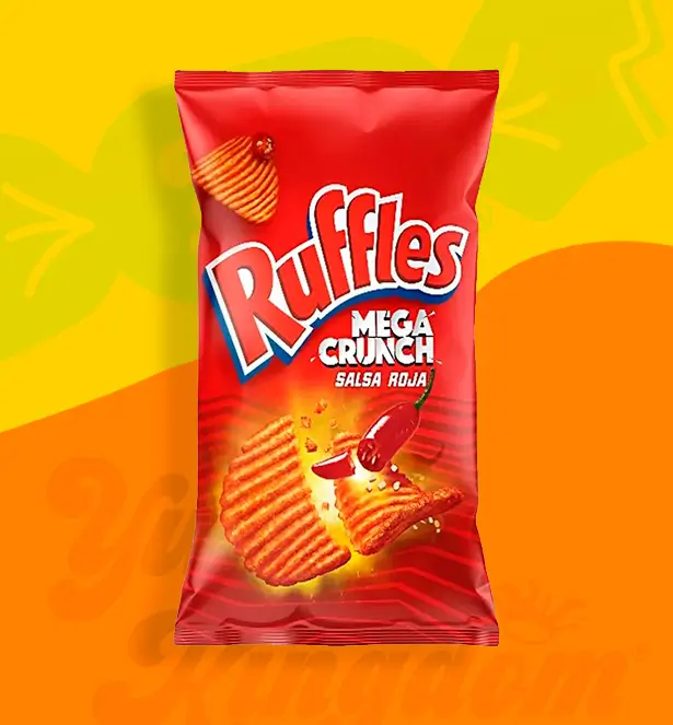 Ruffles Mega Crunch Salsa Roja Small