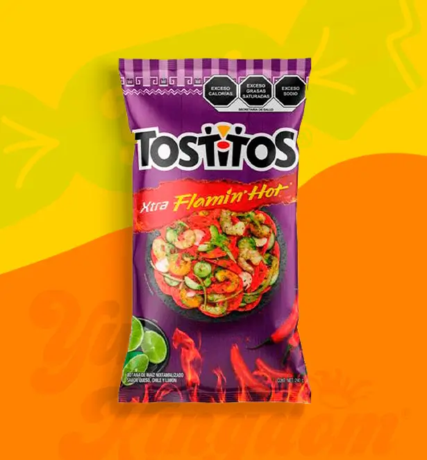 Tostitos Xtra Flamin Hot Large